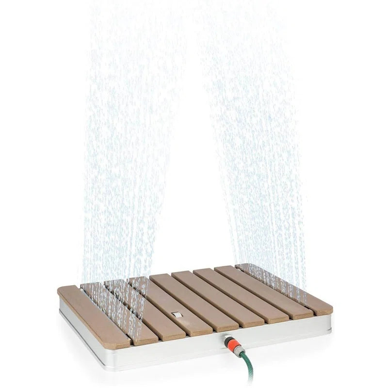 Upside down Portable Outdoor Shower with Garden Hose Attachment